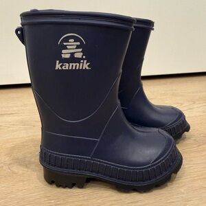 Toddler Rain Boots size 5C Navy Blue
